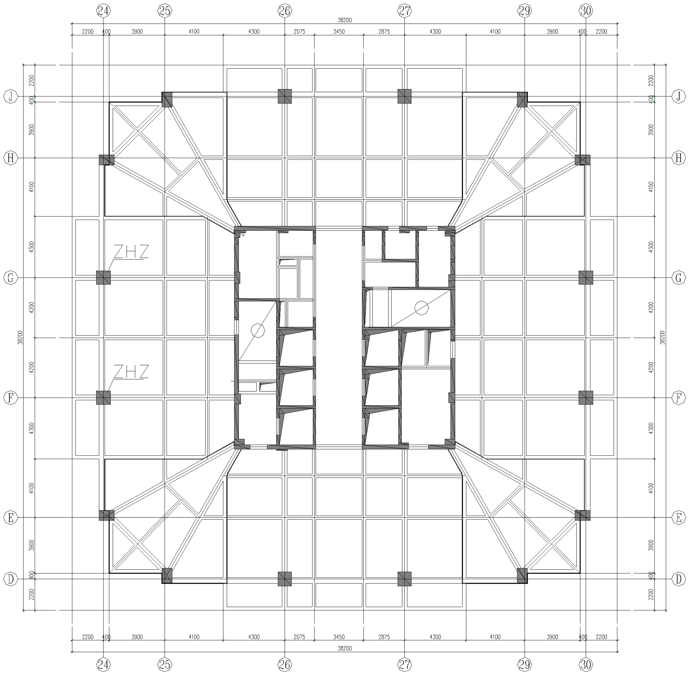 （2011年）濟(jì)南黃金時(shí)代，柱混凝土置換